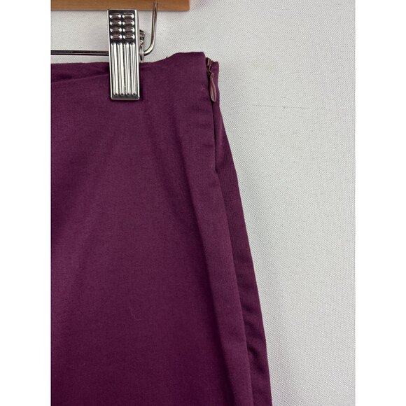Women’s MODA International Size 8 Plum Straight Leg Slacks - Picture 4 of 5